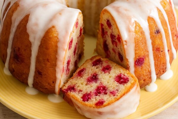 Fruity Bundt Cake with Glaze